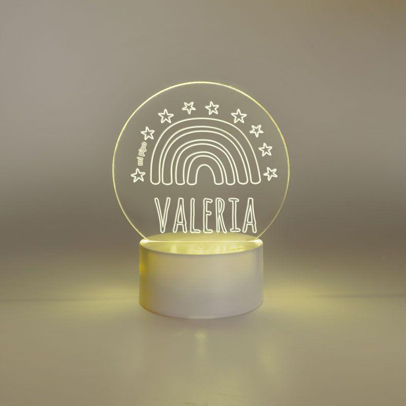 Lampara Personalizada Infantil Arco Iris - Nanetes #